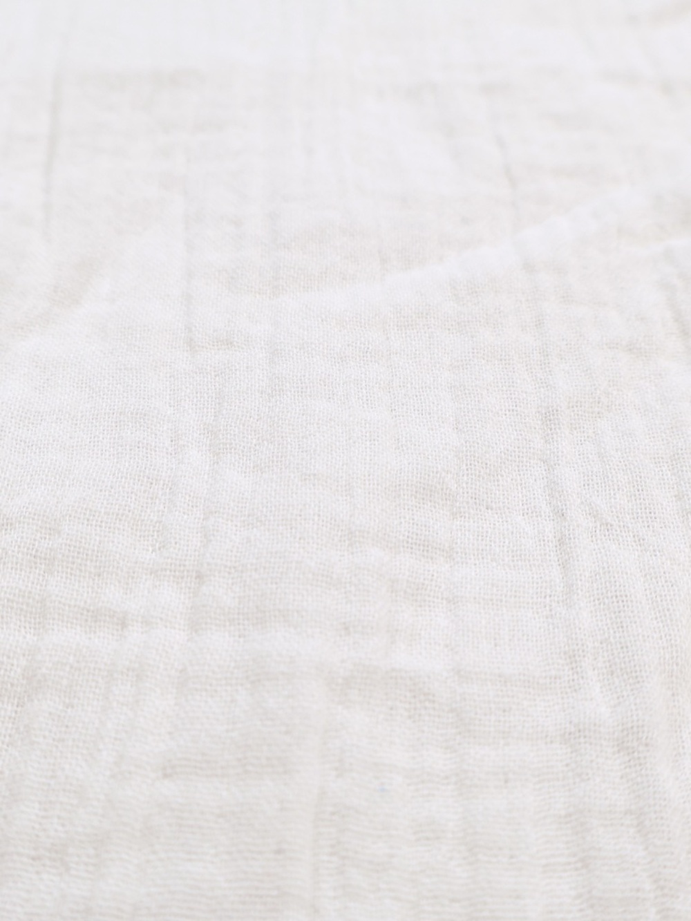 Quince White Organic Cotton Gauze Top Size Large NWT Minimalist Blouse - Picture 5 of 7